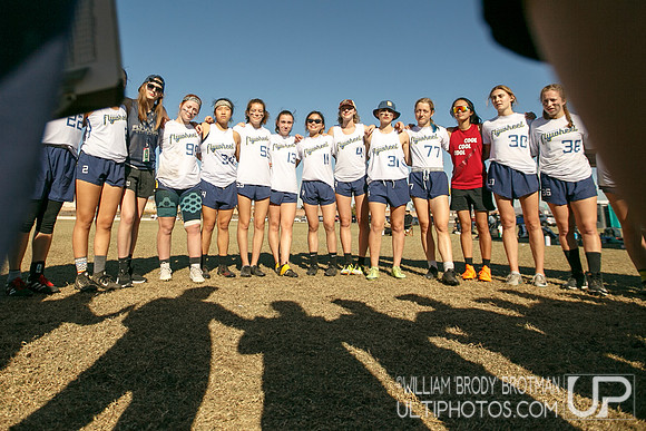 Day 2 of USA Ultimate College Championships.
