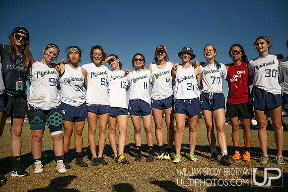 Day 2 of USA Ultimate College Championships.