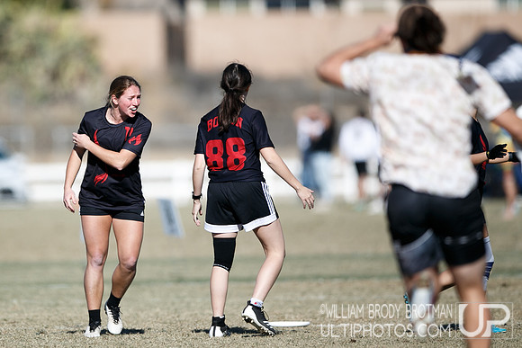 Day 2 of USA Ultimate College Championships.