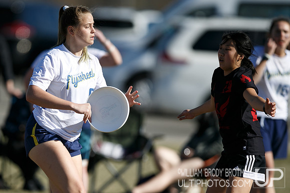 Day 2 of USA Ultimate College Championships.
