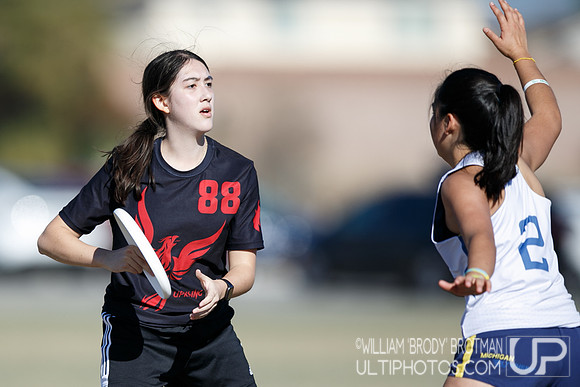 Day 2 of USA Ultimate College Championships.