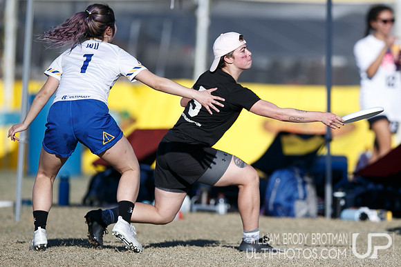 Day 2 of USA Ultimate College Championships.