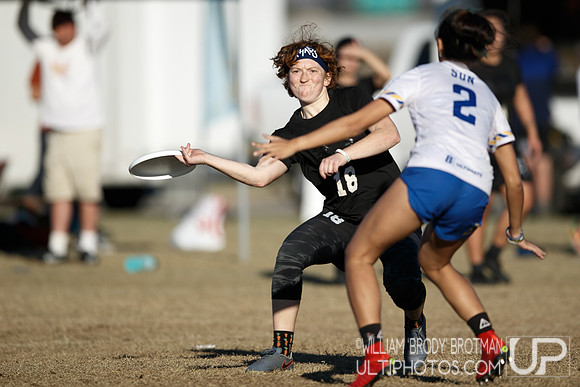 Day 2 of USA Ultimate College Championships.