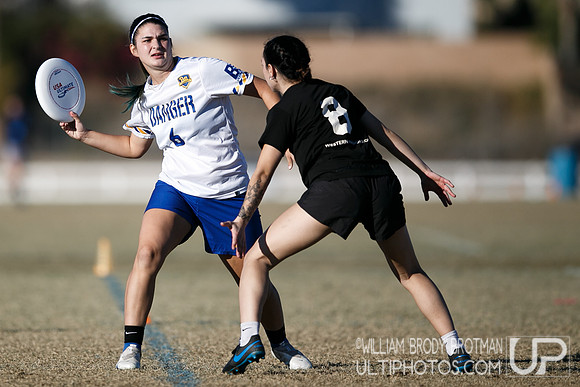 Day 2 of USA Ultimate College Championships.