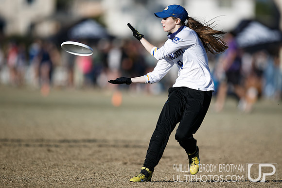 Day 2 of USA Ultimate College Championships.