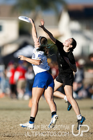Day 2 of USA Ultimate College Championships.
