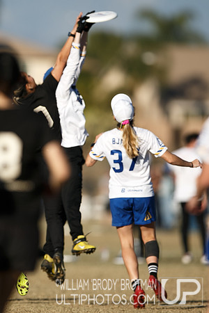 Day 2 of USA Ultimate College Championships.