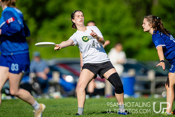Pool play at USAU D1 College Championships