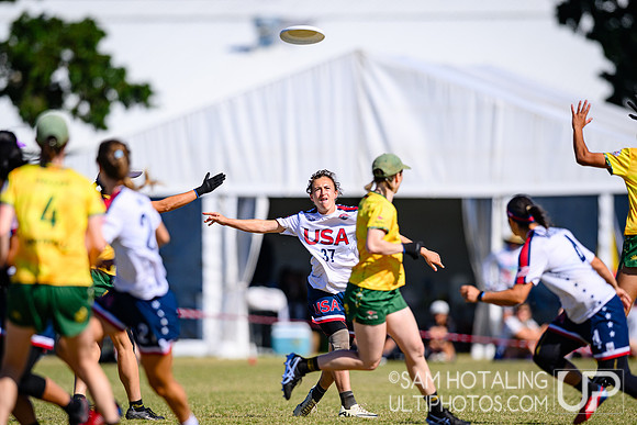 Pool play during World Ultimate Championships at Runaway Bay Precinct