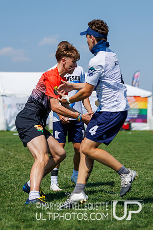 Monday action at the USA Ultimate Youth Club Championships. U-20