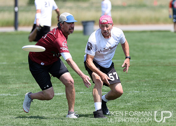 Triaged vs. Thirst N' Howl in Pool Play at the 2021 USAU Masters National Championships