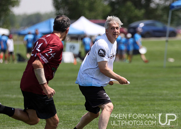 Triaged vs. Thirst N' Howl in Pool Play at the 2021 USAU Masters National Championships