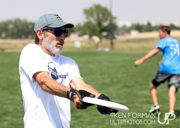 Relics vs. Age Against the Machine iin Pool Play at the 2021 USAU Masters National Championships
