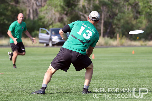 Eldors vs. GrandMaster Flash in Pool Play at the 2021 USAU Masters National Championships