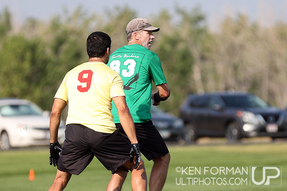Eldors vs. GrandMaster Flash in Pool Play at the 2021 USAU Masters National Championships