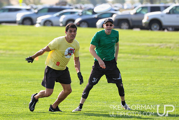 Eldors vs. GrandMaster Flash in Pool Play at the 2021 USAU Masters National Championships