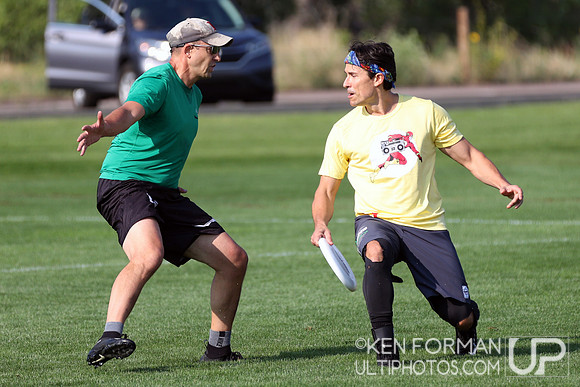 Eldors vs. GrandMaster Flash in Pool Play at the 2021 USAU Masters National Championships