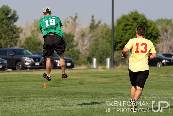 Eldors vs. GrandMaster Flash in Pool Play at the 2021 USAU Masters National Championships