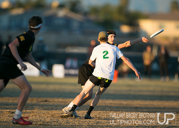 Day 1 of USA Ultimate College Championships.