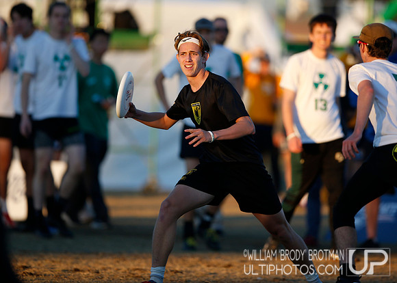 Day 1 of USA Ultimate College Championships.