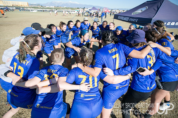 Day 1 of USA Ultimate College Championships.