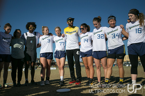 Day 1 of USA Ultimate College Championships.