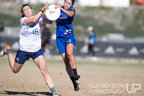Day 1 of USA Ultimate College Championships.