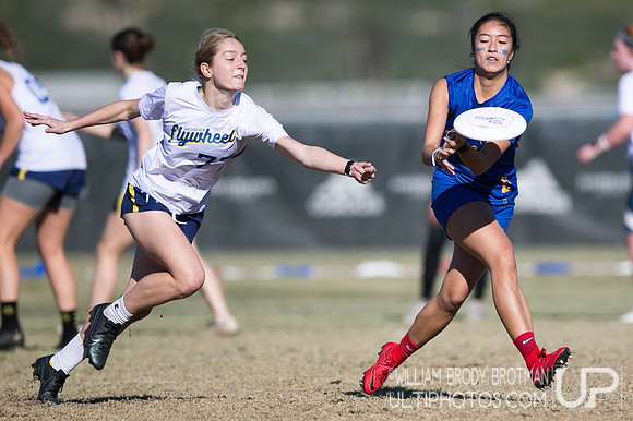 Day 1 of USA Ultimate College Championships.