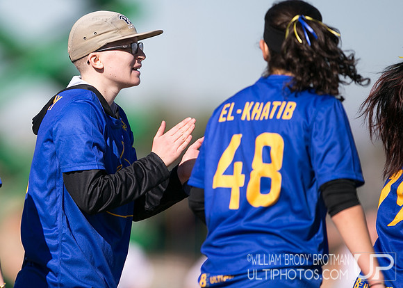 Day 1 of USA Ultimate College Championships.