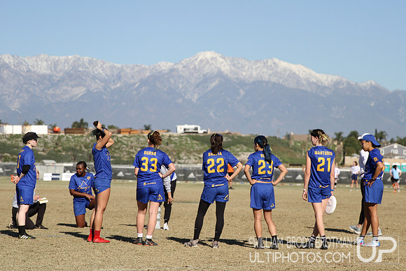 Day 1 of USA Ultimate College Championships.