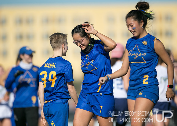 Day 1 of USA Ultimate College Championships.