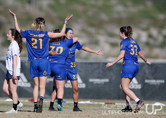 Day 1 of USA Ultimate College Championships.