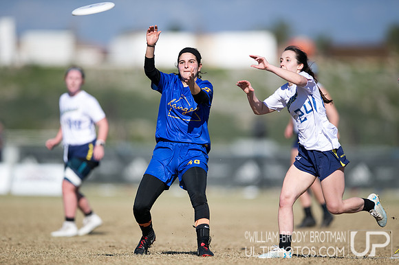 Day 1 of USA Ultimate College Championships.