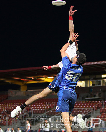 Seattle Cascades vs. Carolina Flyers UFA Championship Weekend semifinal game at Zions Bank Stadium. Friday, August 23, 2024