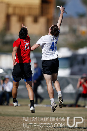 Day 1 of USA Ultimate College Championships.