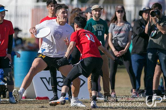 Day 1 of USA Ultimate College Championships.