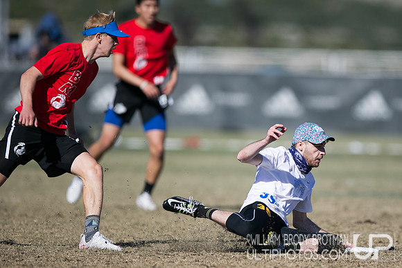 Day 1 of USA Ultimate College Championships.