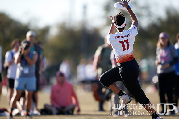 Day 1 of USA Ultimate College Championships.