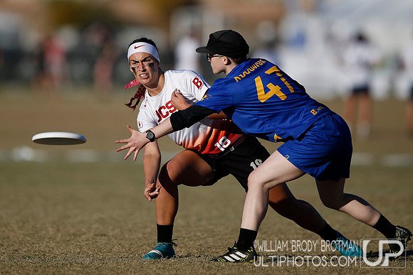 Day 1 of USA Ultimate College Championships.