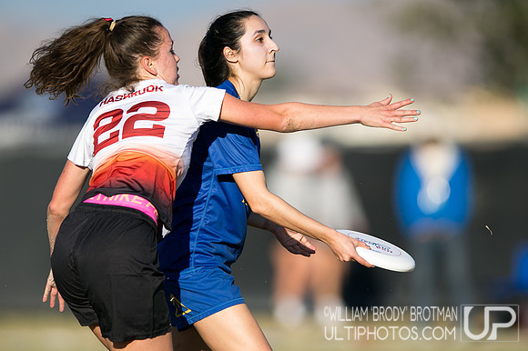 Day 1 of USA Ultimate College Championships.
