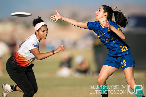 Day 1 of USA Ultimate College Championships.
