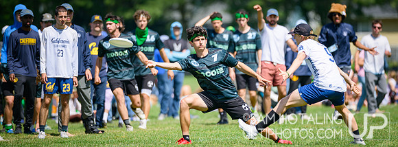 Saturday pool play at USAU D-I College Championships