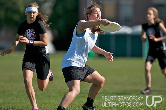 Girls Division, Saturday -- 2012 USAU HS Northeasterns