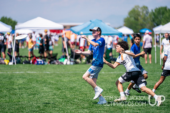 Bracket play at 2024 USAU Youth Club Championship