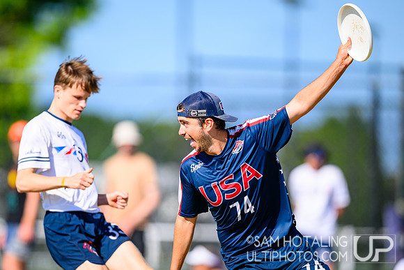 Men’s semifinals during World Ultimate Championships at Runaway Bay Precinct