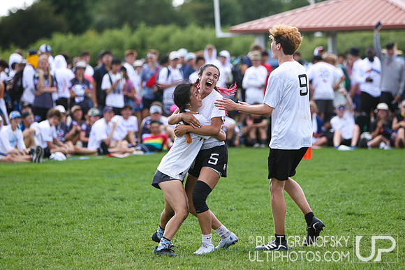 USA Ultimate YCC 2022 -- U20 Mixed Finals Action