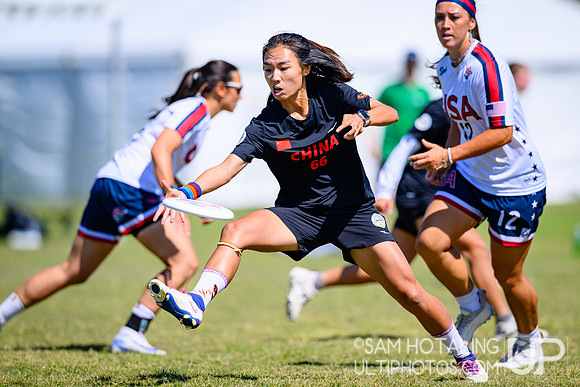 Women’s pool play during World Ultimate Championships at Runaway Bay Sports Precinct