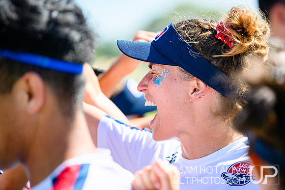 Mixed pool play during World Ultimate Championships at Runaway Bay Sports Precinct