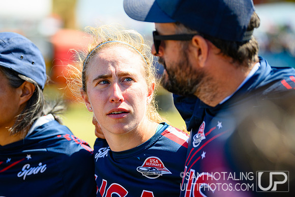 Women’s semifinals during World Ultimate Championships at Runaway Bay Precinct