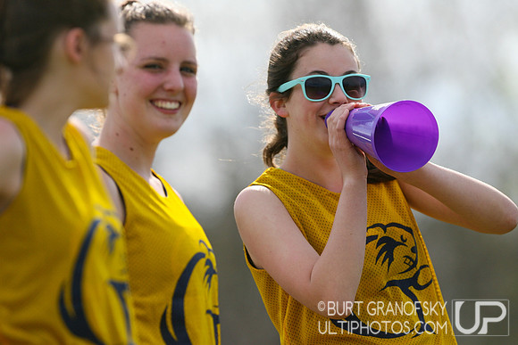 Sunday Action, Girls -- USAU 2014 HS Northeastern Championships